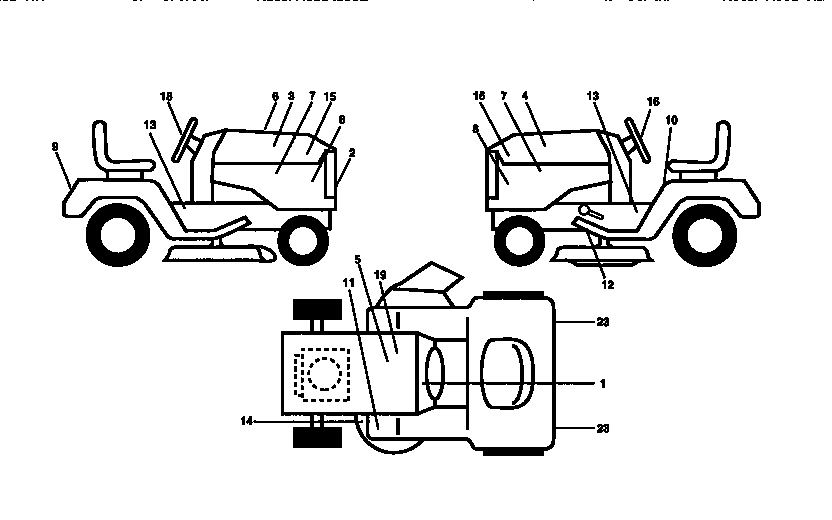 Craftsman 917251550 decals diagram