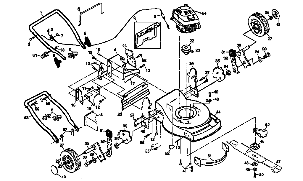 Craftsman 917376290 main frame diagram