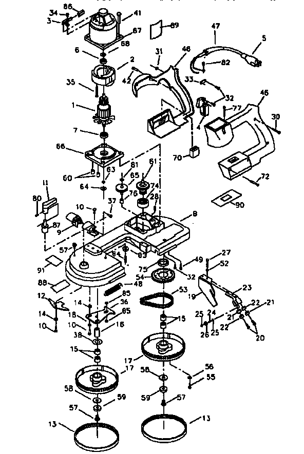 DeWalt DW328K TYPE 2 unit parts diagram