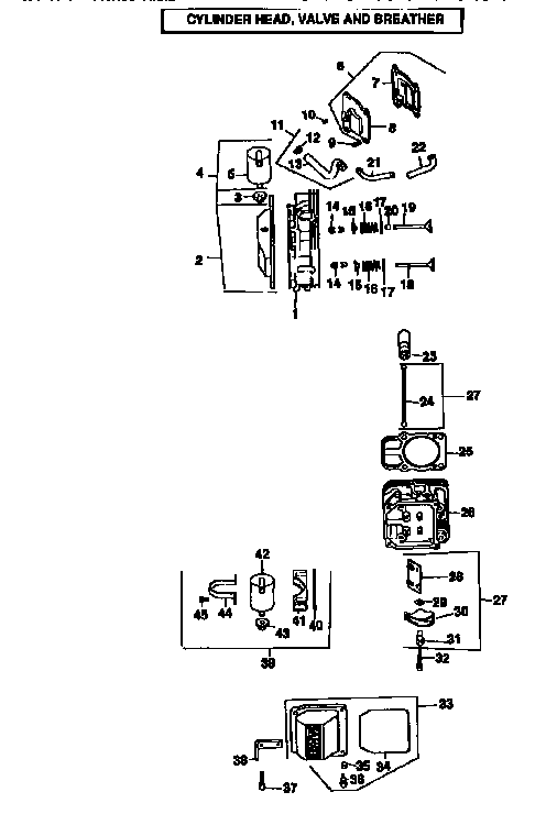 Craftsman 917251560 engine cv22s-67515 (71,501) diagram