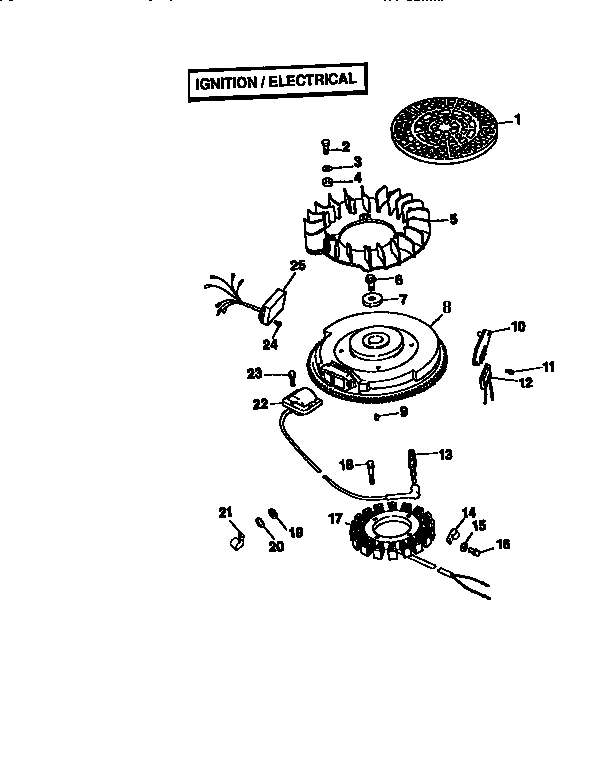 Craftsman 917251560 engine cv22s 67515 (71,501) diagram