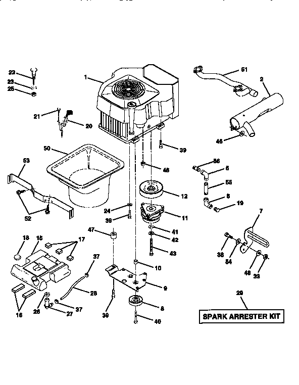 Craftsman 917251560 engine diagram