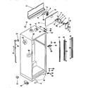 Kenmore 2539768310 cabinet parts diagram