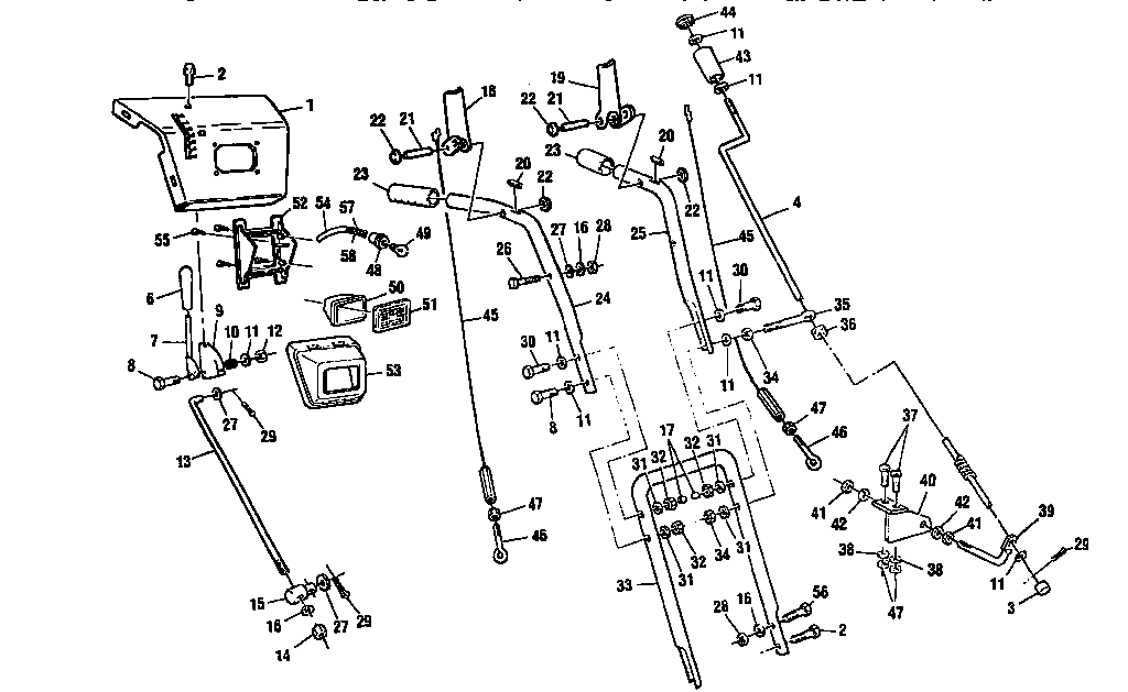 Noma N826-DELT upper handle diagram