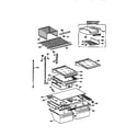 Kenmore 3639655721 shelf diagram