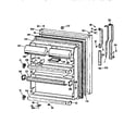 Kenmore 3639759614 fresh food door diagram