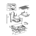 Kenmore 3639759614 shelf diagram