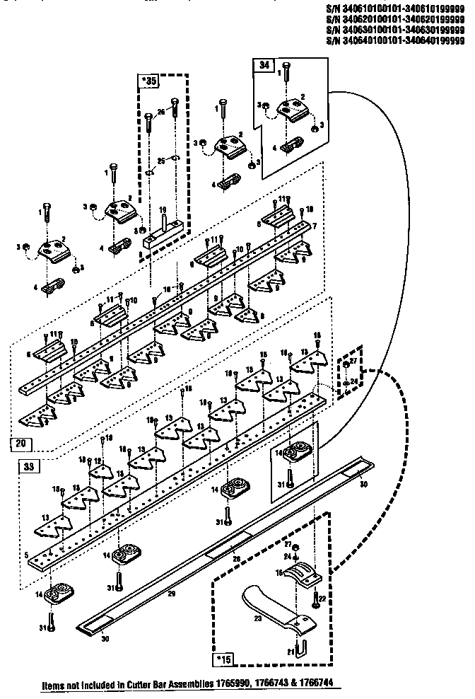 Troybilt 34064 blade diagram