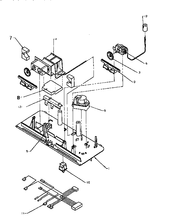 Amana TW18S2W-P1194401W control assembly diagram
