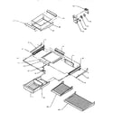 Amana TH18S3L-P1195301W cabinet shelving diagram