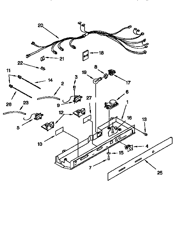 Kenmore 1069500520 control diagram