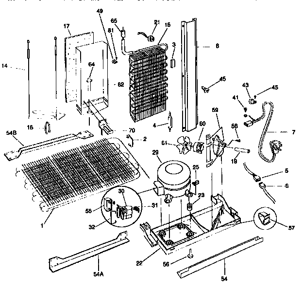 Frigidaire FRS24WSCB1 system diagram