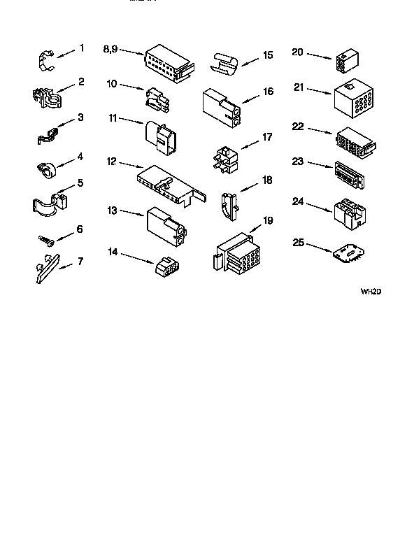 Kenmore 11091551210 wiring harness diagram