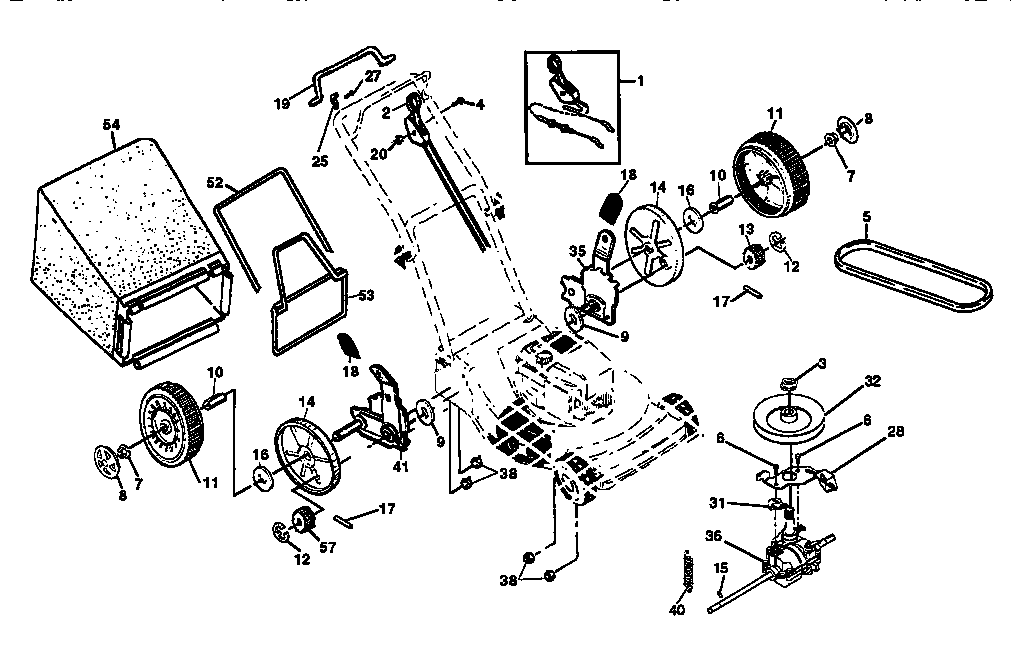 Craftsman 917376330 drive assembly diagram