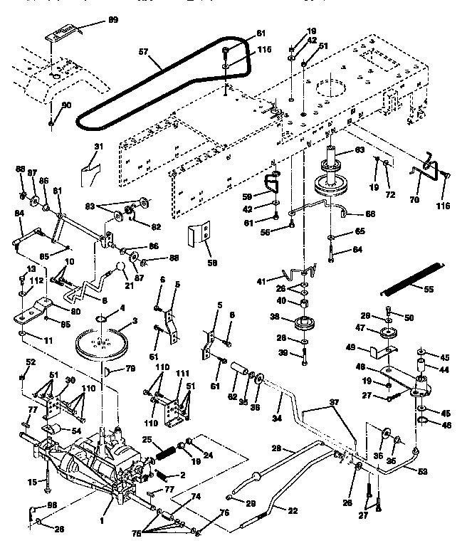 Craftsman 917251471 drive diagram