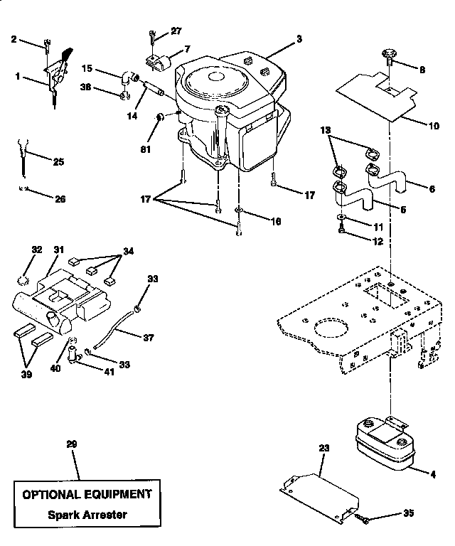 Craftsman 917251471 engine diagram