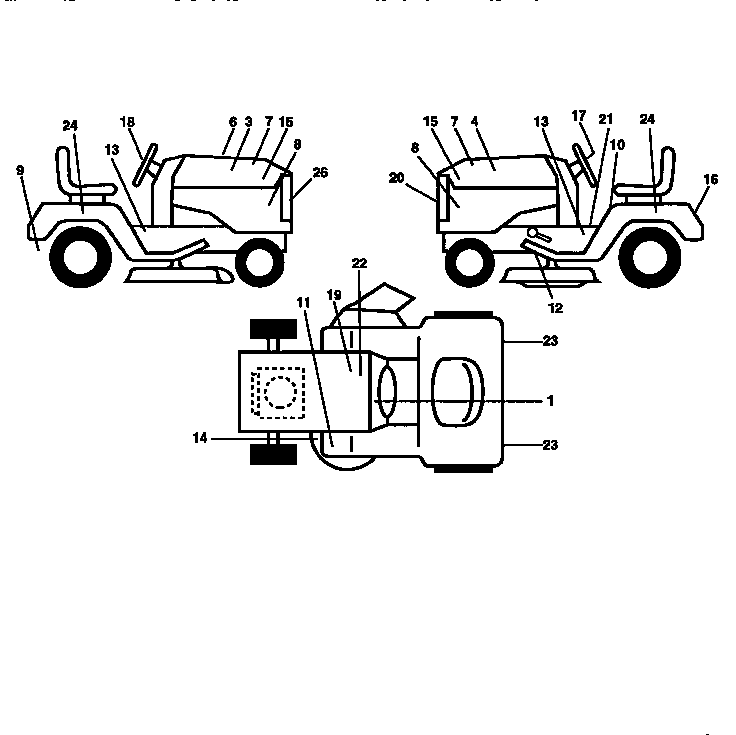 Craftsman 917251572 decals diagram