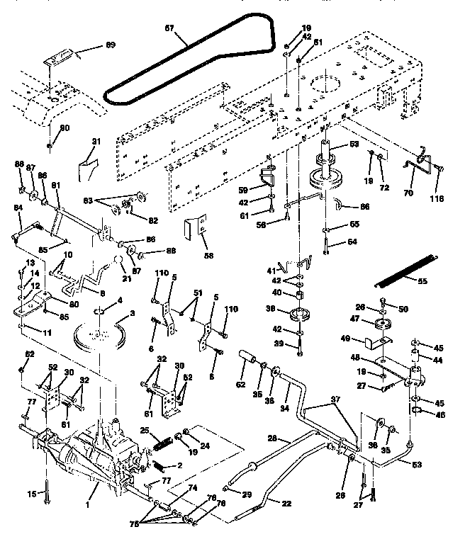 Craftsman 917256360 drive diagram