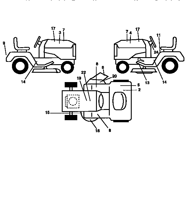 Craftsman 917256360 decals diagram