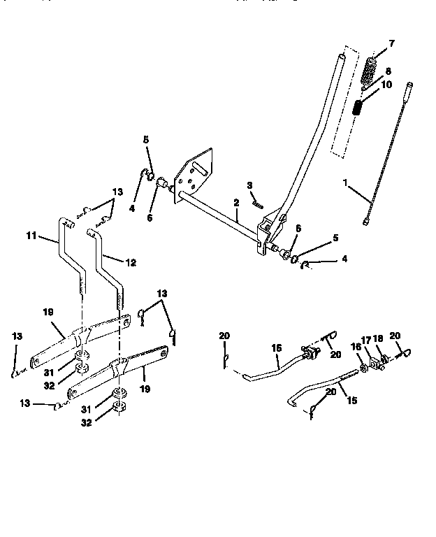 Craftsman 917256390 lift diagram