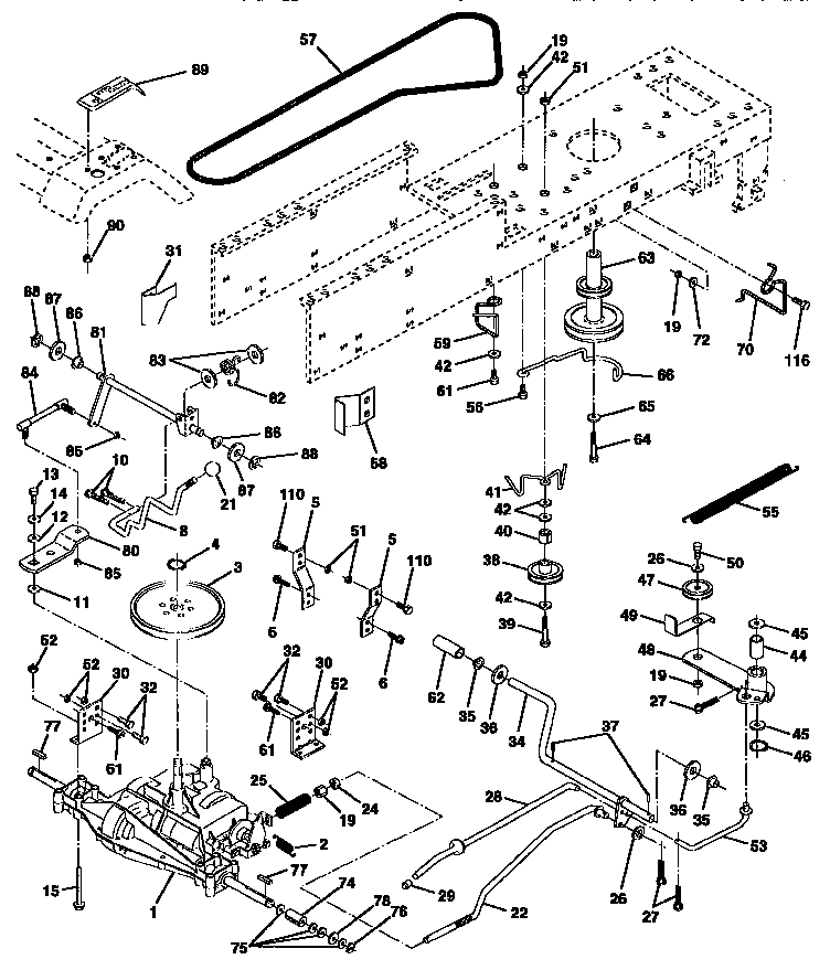 Craftsman 917256421 drive diagram