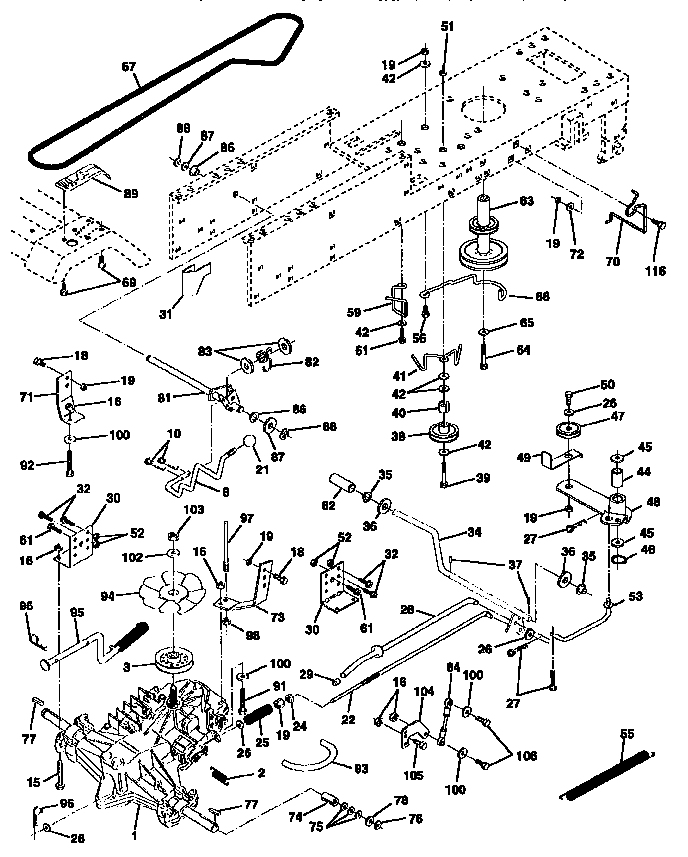 Craftsman 917256552 drive diagram