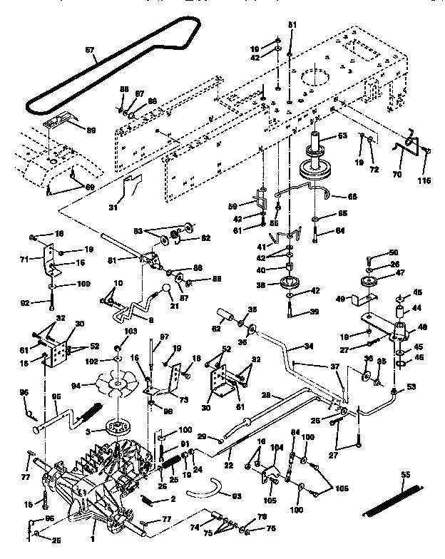 Craftsman 917256531 drive diagram