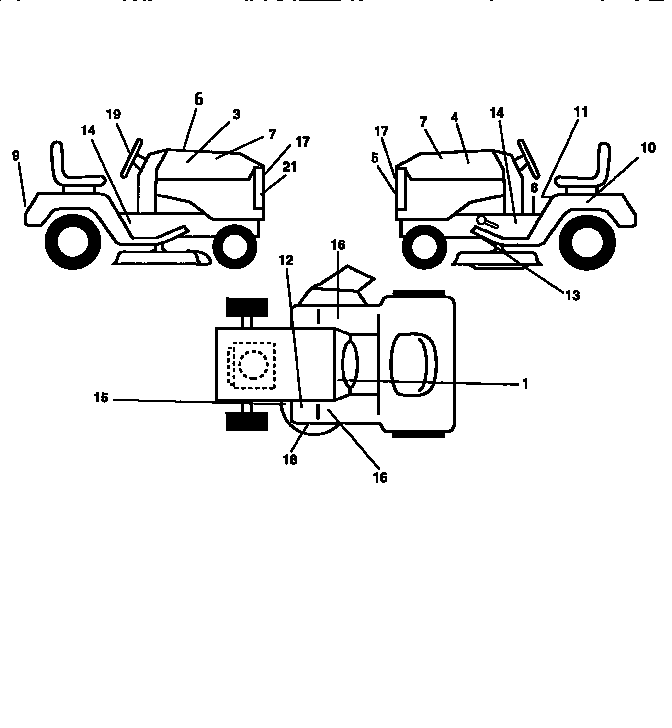 Craftsman 917256501 decals diagram