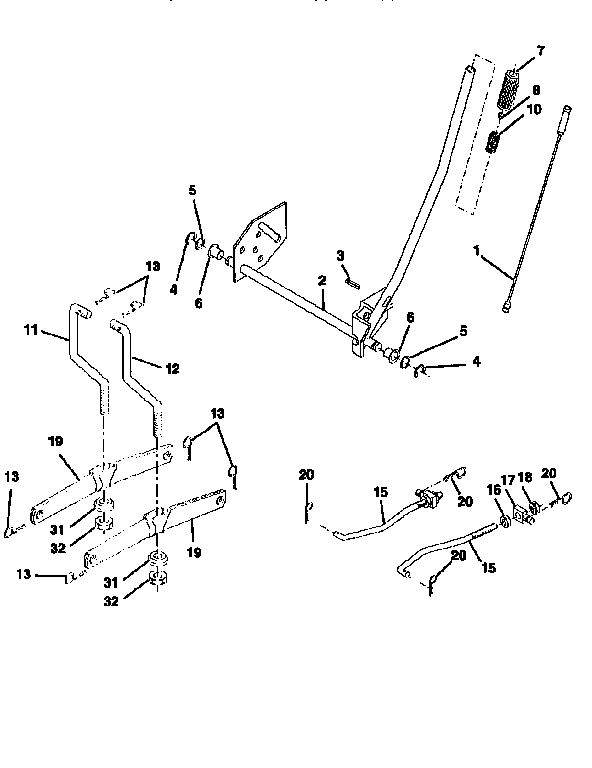 Craftsman 917256501 lift diagram