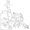 Craftsman 917256611 steering assembly diagram
