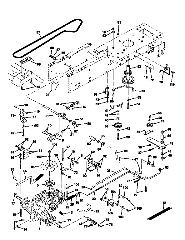 Craftsman 917256571 drive diagram