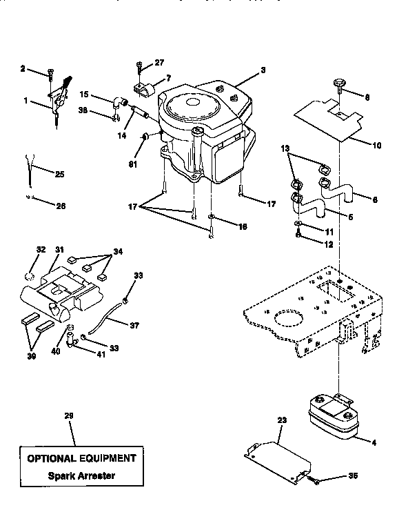 Craftsman 917256571 engine diagram