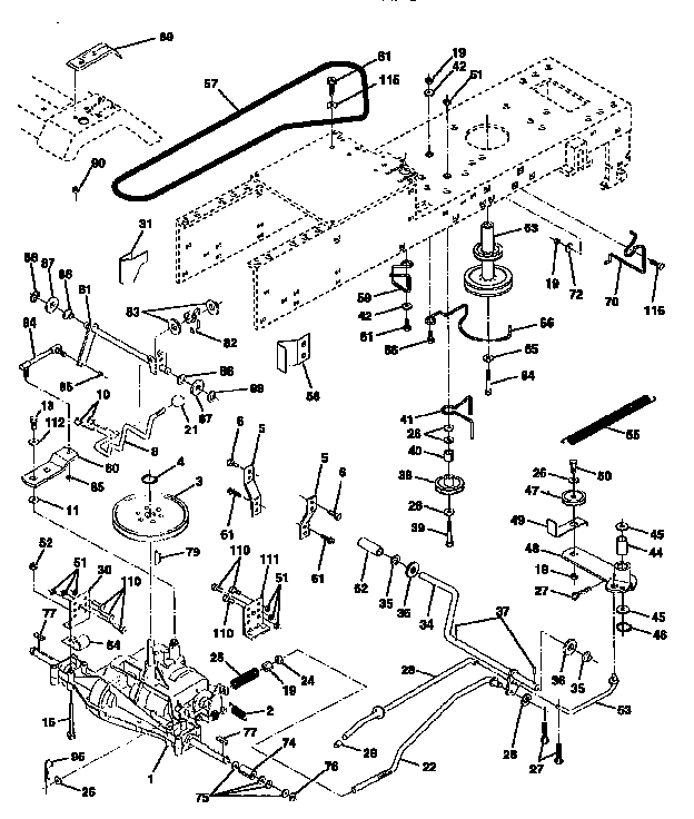 Craftsman 917251360 drive diagram