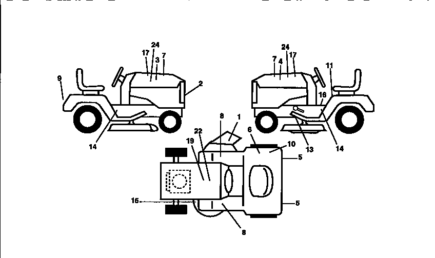 Craftsman 917251360 decals diagram