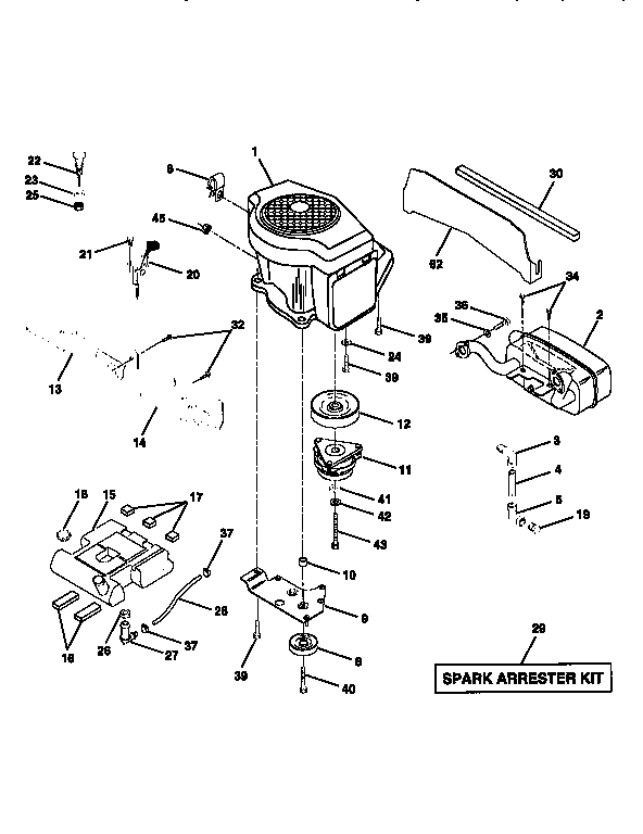 Craftsman 917251481 engine diagram