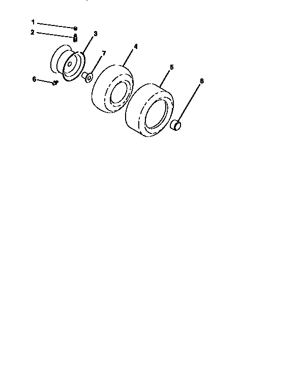 Craftsman 917251551 wheels and tires diagram
