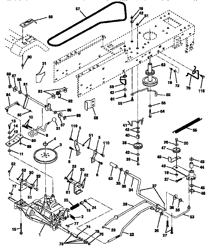 Craftsman 917256522 drive diagram