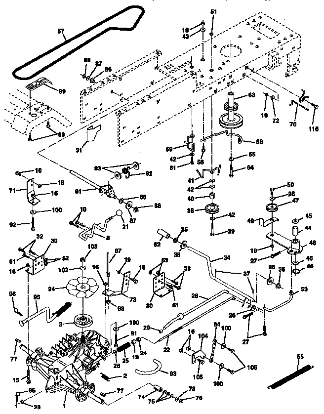 Craftsman 917256370 drive diagram