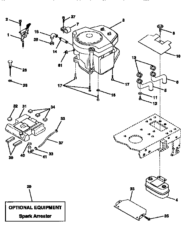 Craftsman 917256370 engine diagram