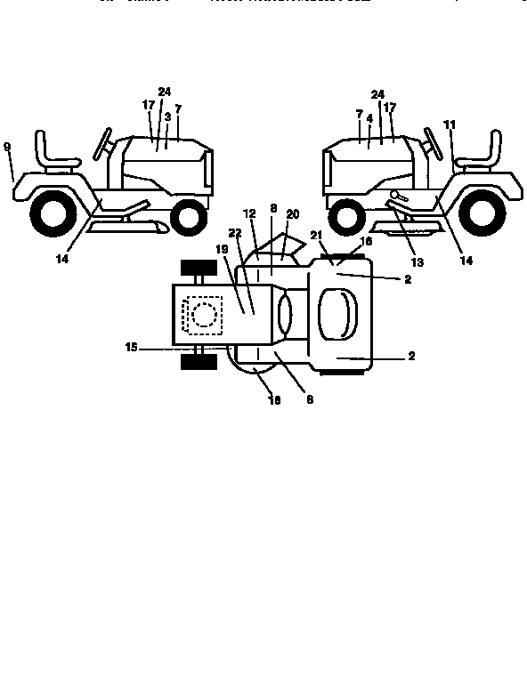 Craftsman 917256370 decals diagram
