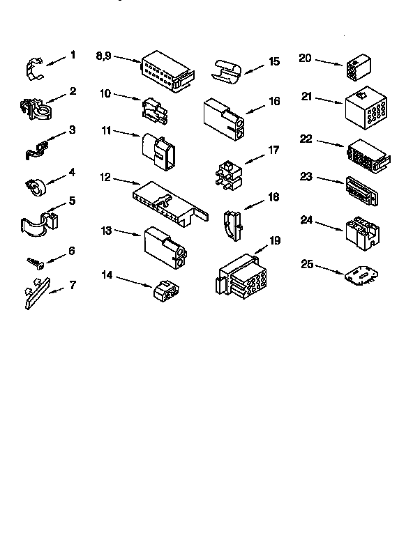 Kenmore 11092597400 wiring harness diagram