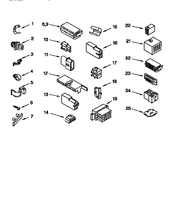 Kenmore 11092587210 wiring harness diagram