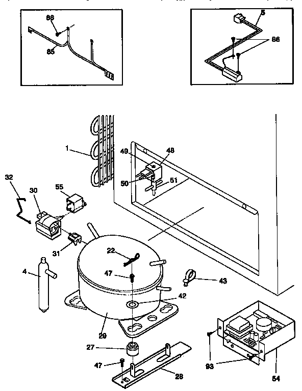 Kenmore 2539168510 system diagram