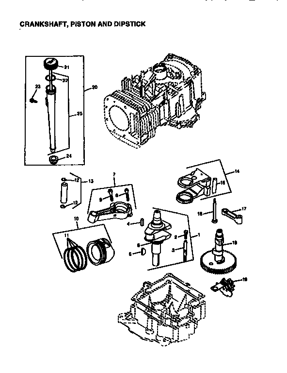 Craftsman 750256060 engine 28q777-0662-a1 (71/500) diagram