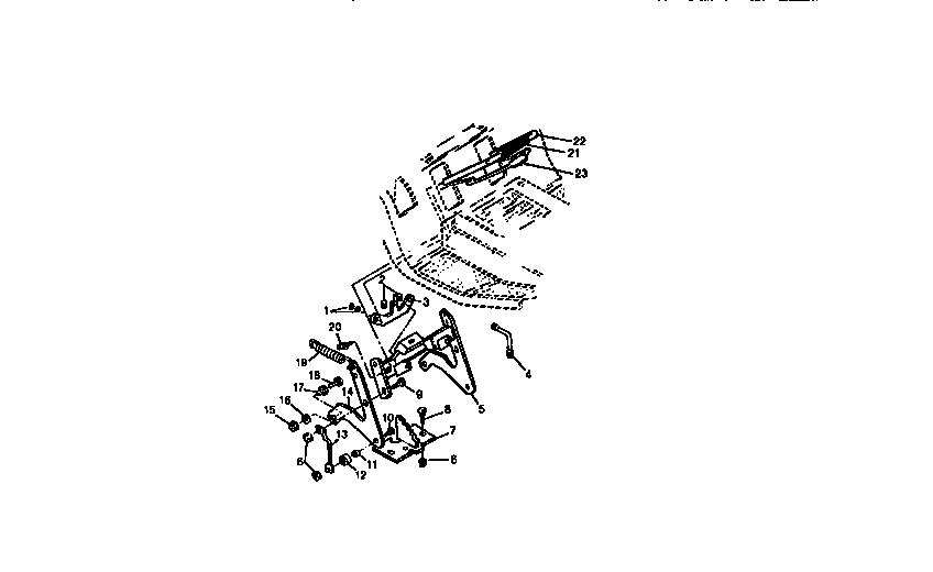 Craftsman 750256040 mower deck lift diagram