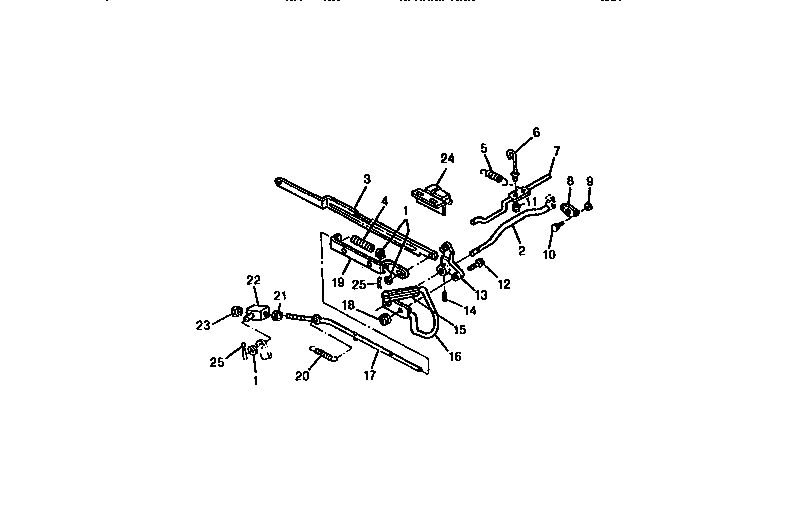 Craftsman 750256040 brake and clutch linkage diagram
