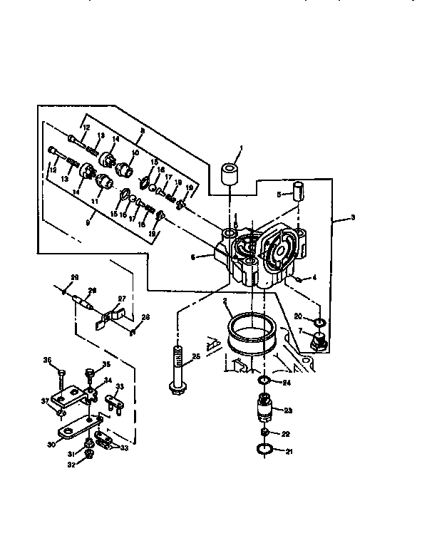 Craftsman 750256040 center case diagram