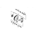 Craftsman 750256040 differential and rear axle diagram