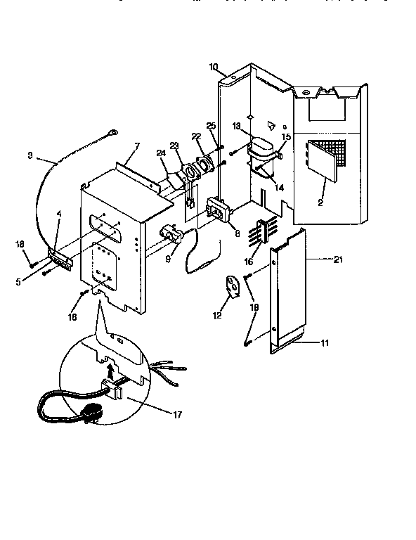 Kenmore 2539762290 control panel diagram