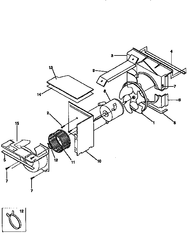 Kenmore 2539762290 air handling diagram